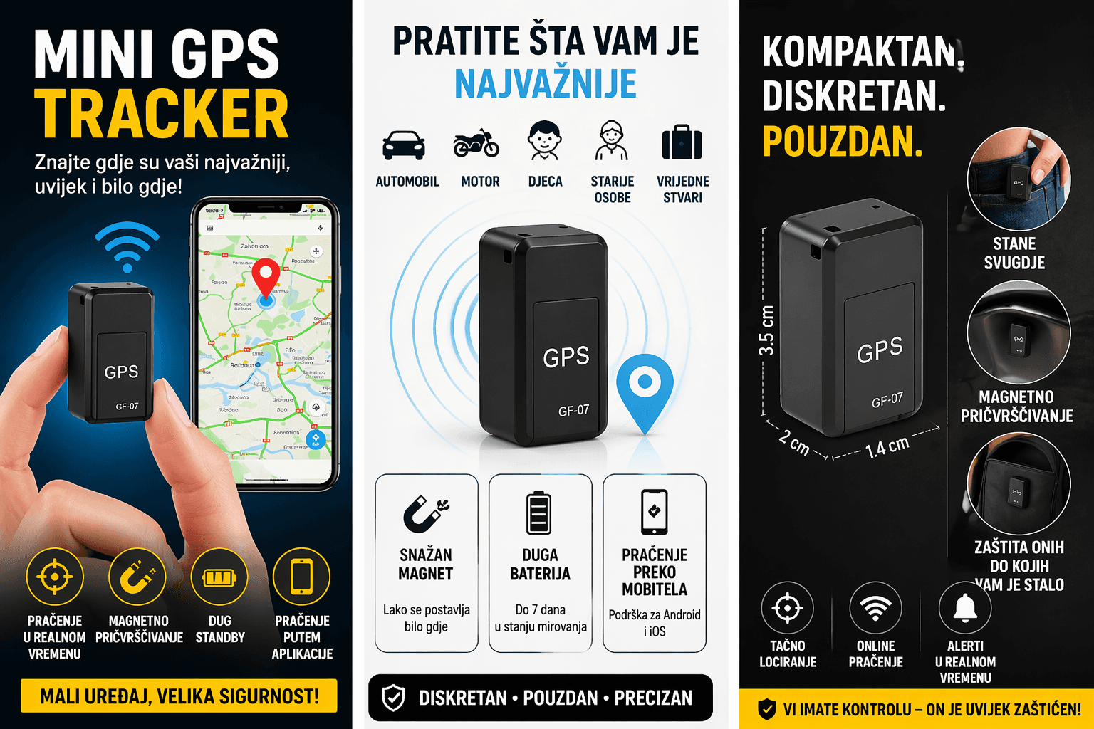 Mini GPS Lokator