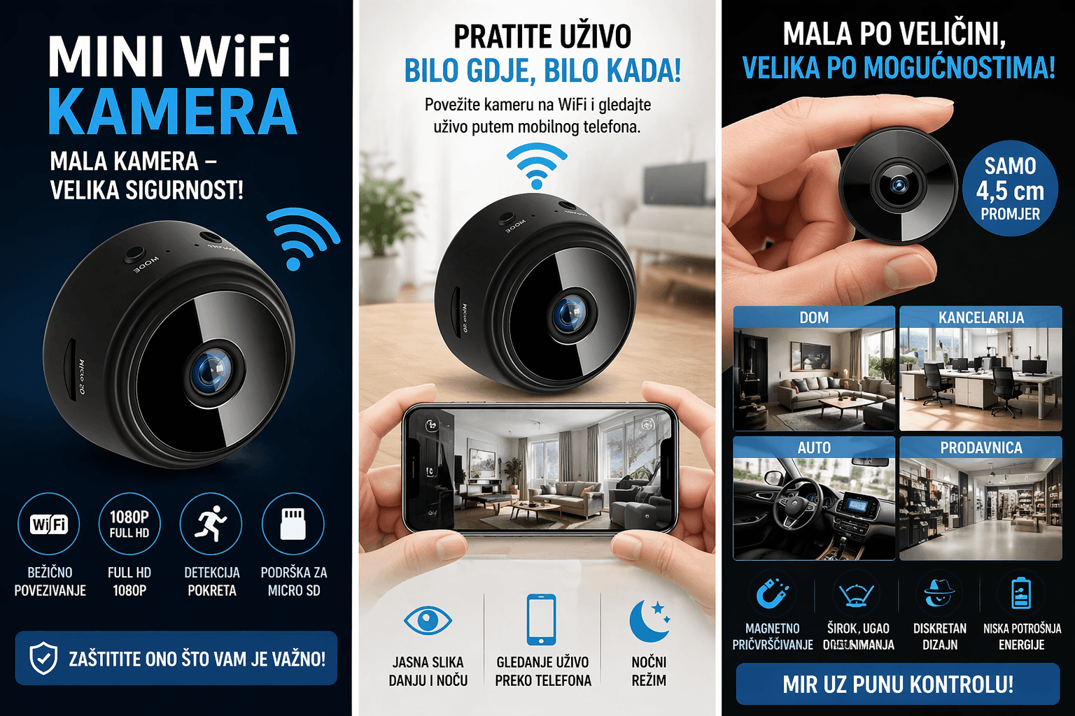 Mini WIFI HD KAMERA